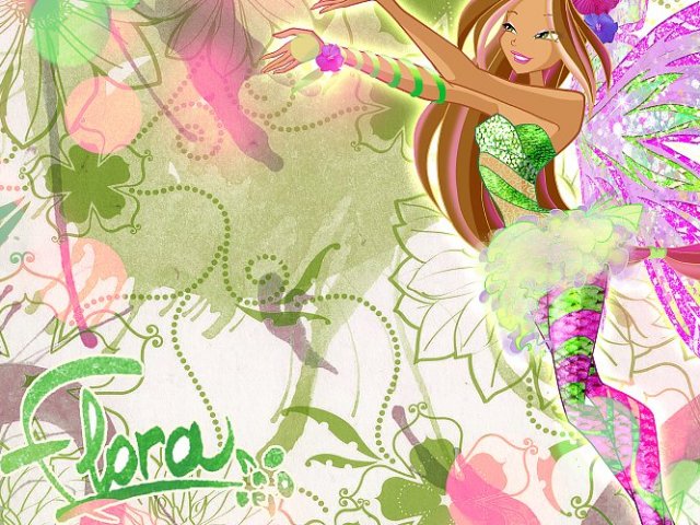 Flora fada da natureza